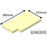 ECIR22025 Parkray SIDE Base Brick  |  Aspect 80B - 2 Required